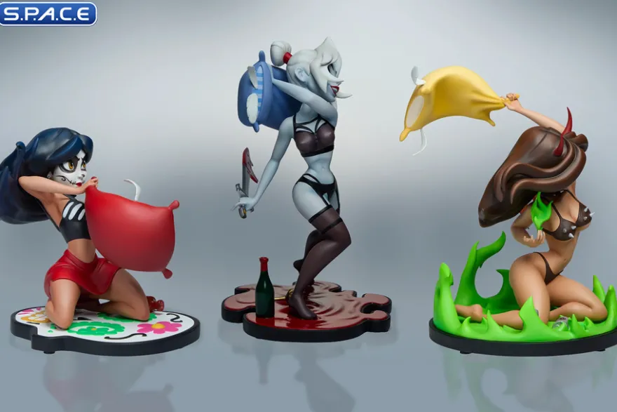 Sleepover in Hell Designer Collectible Statue Set
