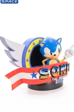 Sonic the Hedgehog Titel Screen Statue