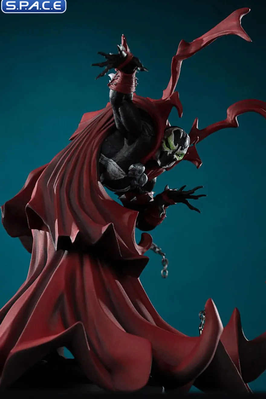 Spawn Black White & Red All Over Statue