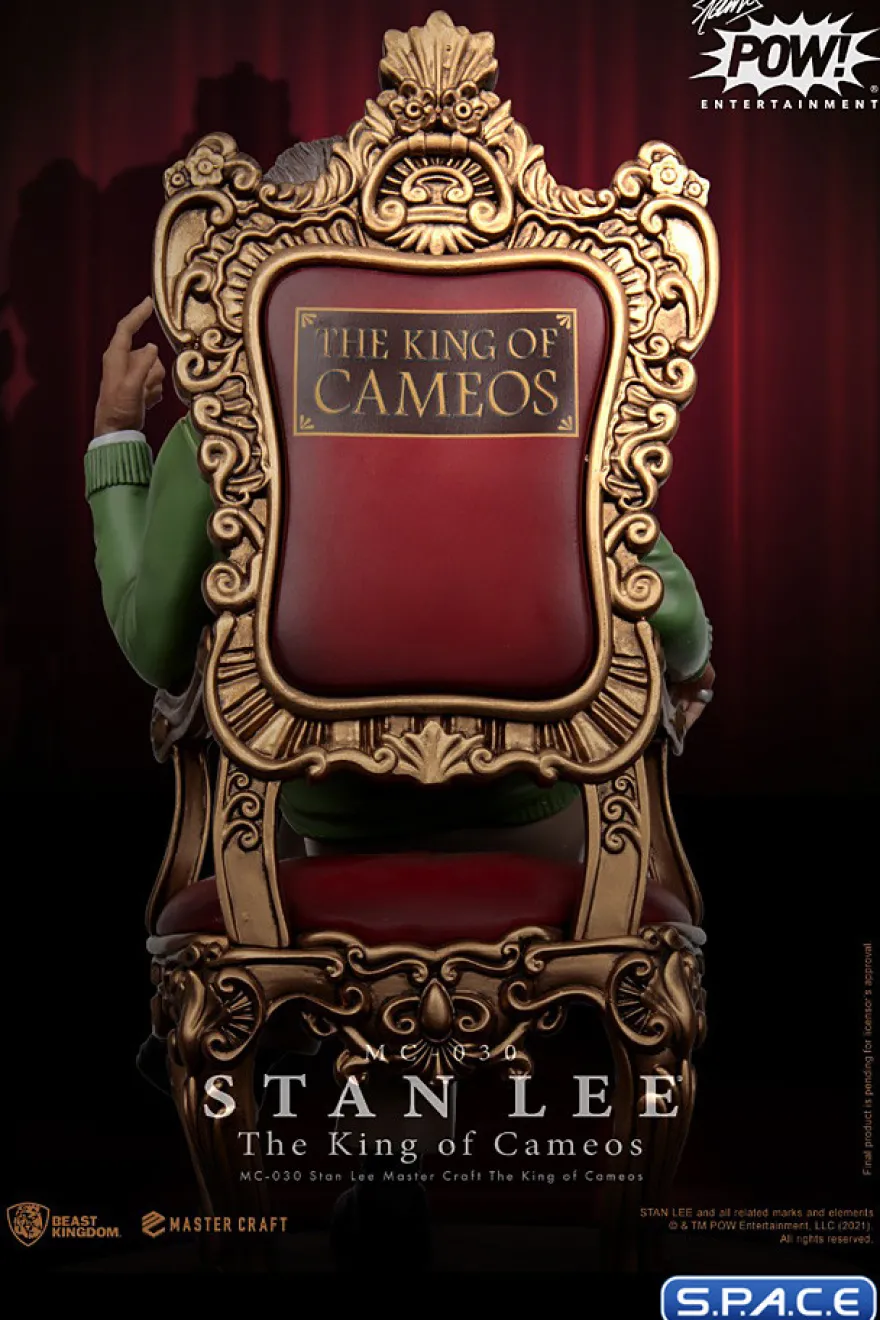 Stan Lee »The King of Cameos« Master Craft Statue