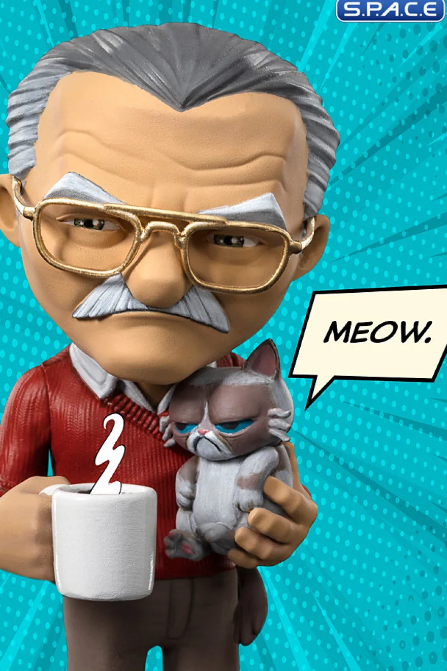 Stan Lee with Grumpy Cat MiniCo. Vinyl Figure