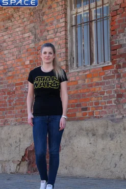 Star Wars Logo Girlie T-Shirt black