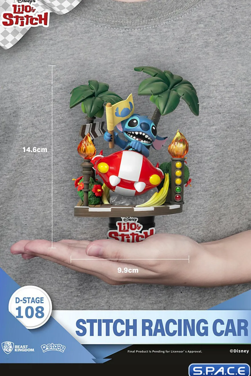 Stitch Racing Car Diorama Stage 108