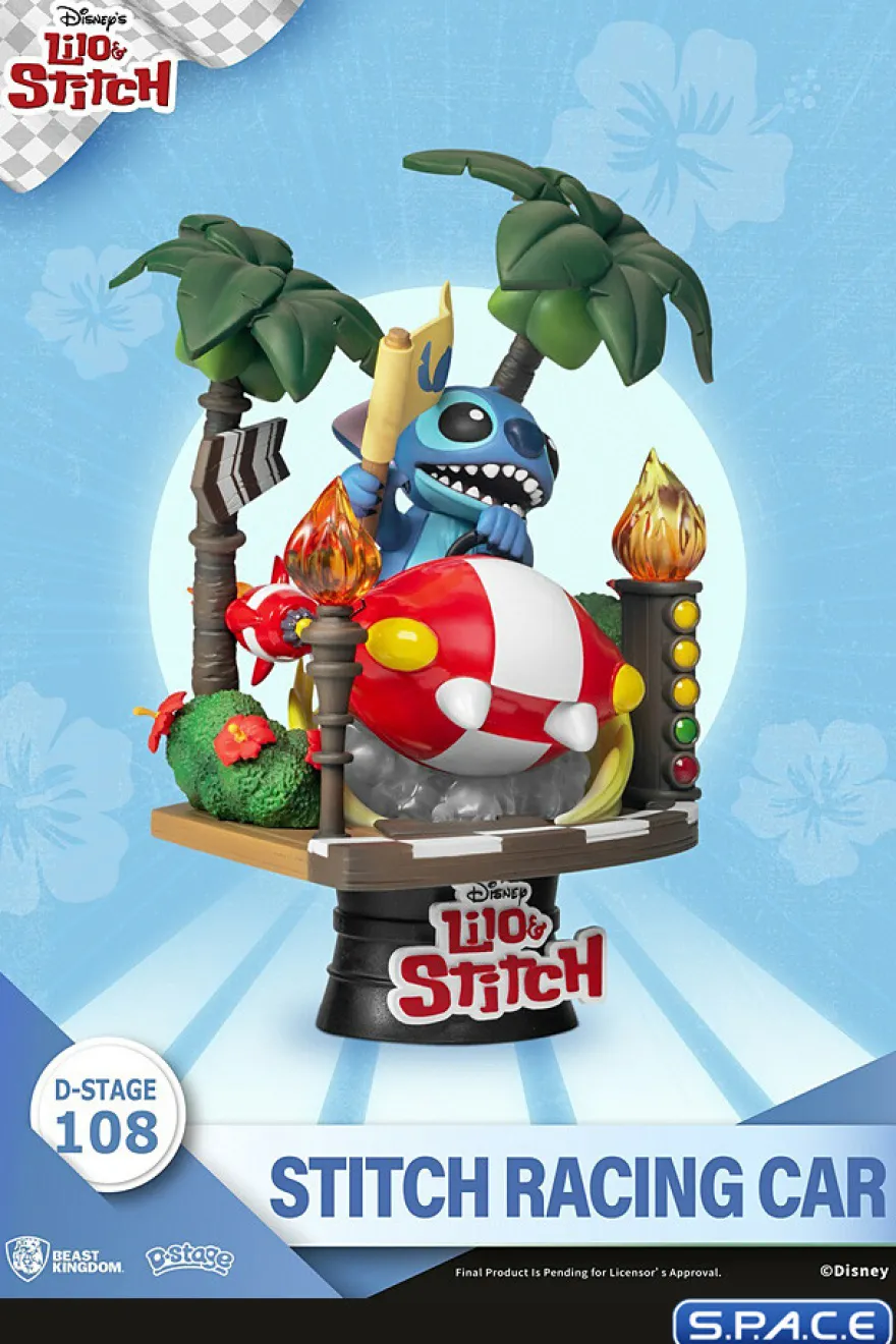 Stitch Racing Car Diorama Stage 108
