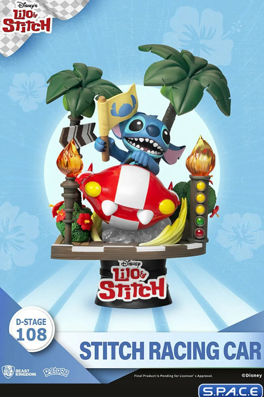 Stitch Racing Car Diorama Stage 108