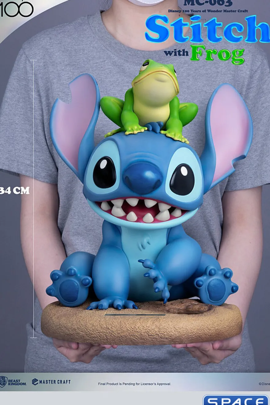 Stitch with Frog Master Craft Statue