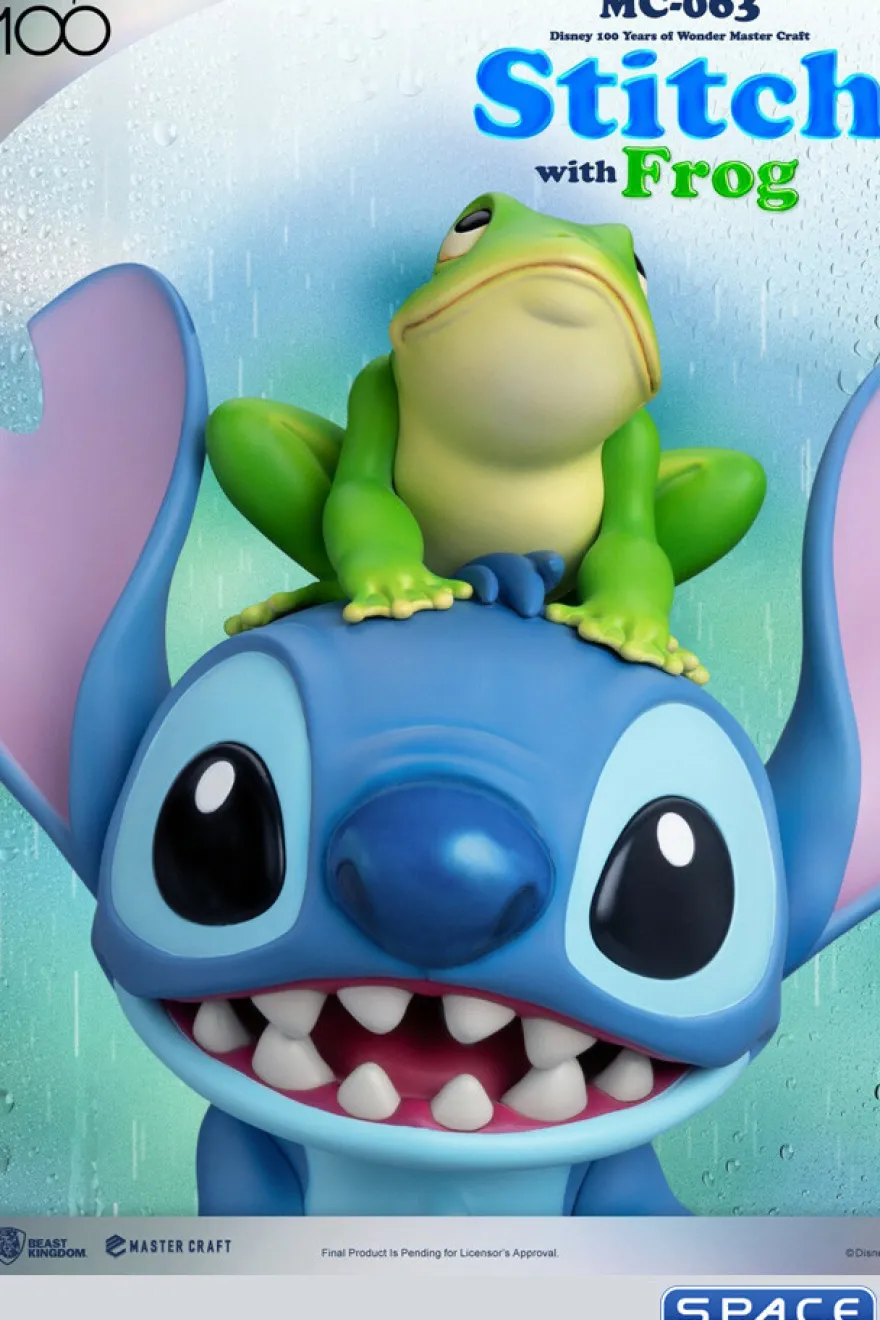 Stitch with Frog Master Craft Statue