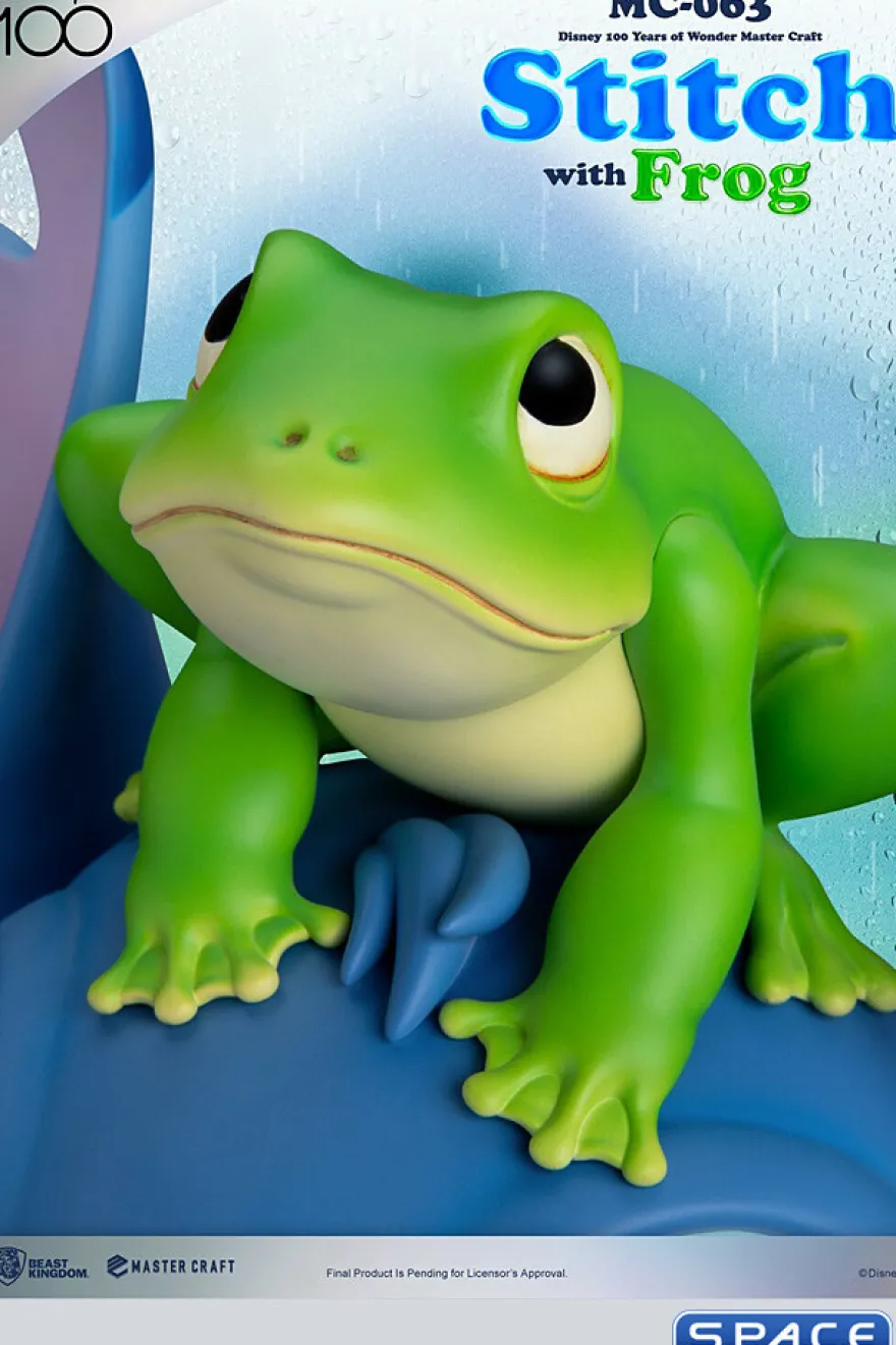 Stitch with Frog Master Craft Statue