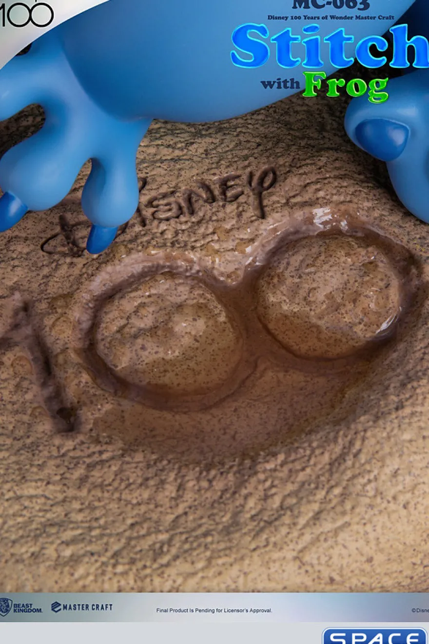 Stitch with Frog Master Craft Statue