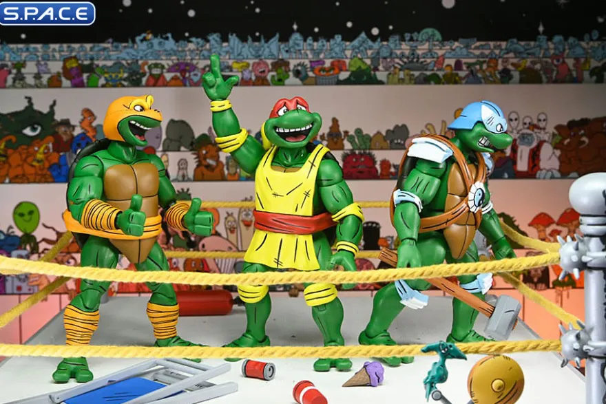 Stump Wrestling Turtles 4-Pack