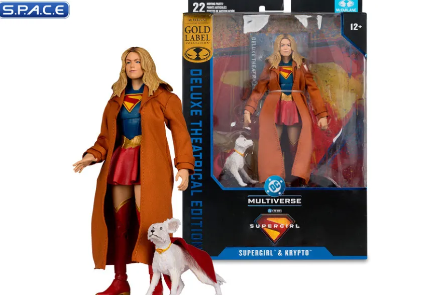Supergirl & Krypto from Supergirl Gold Label Collection