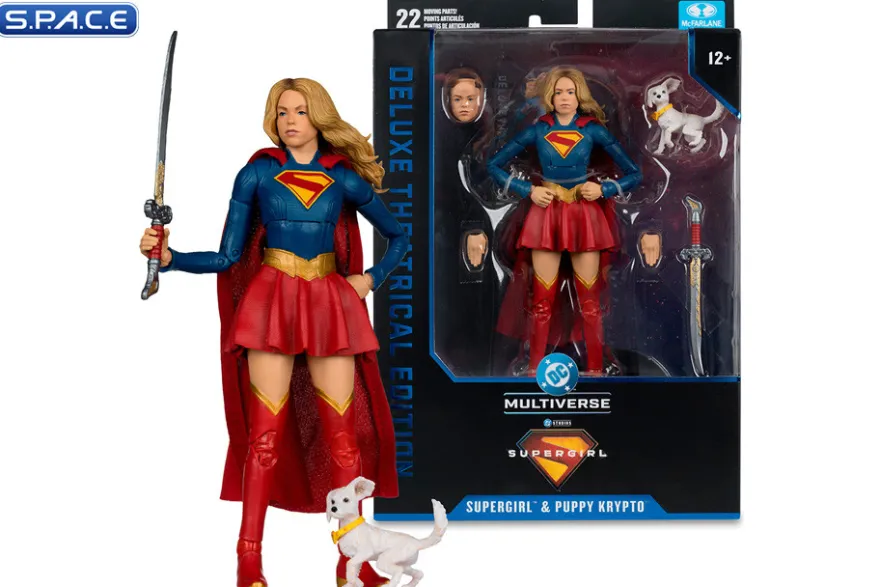 Supergirl & Puppy Krypto from Supergirl