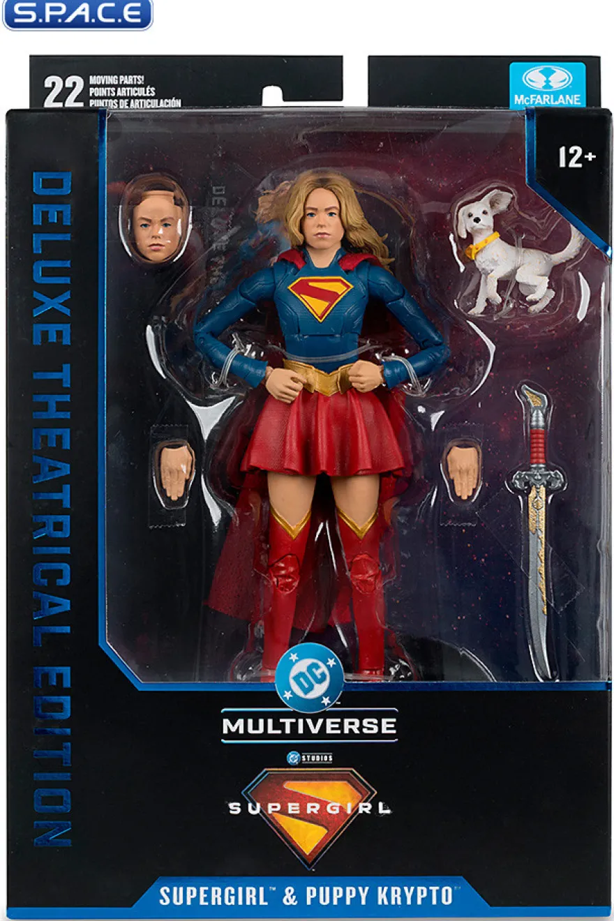 Supergirl & Puppy Krypto from Supergirl