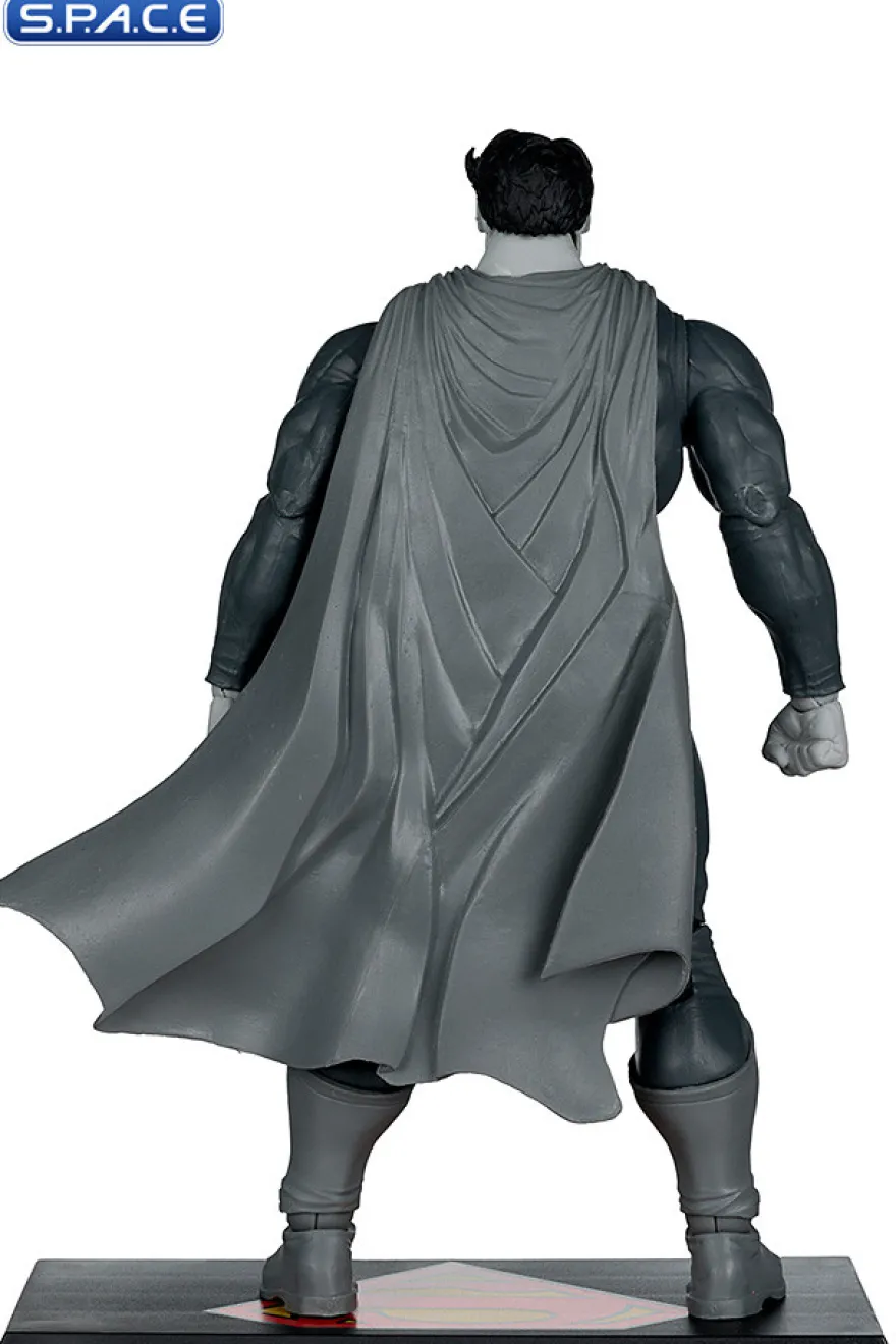 Superman from The Dark Knight Returns - black & white Accent Edition