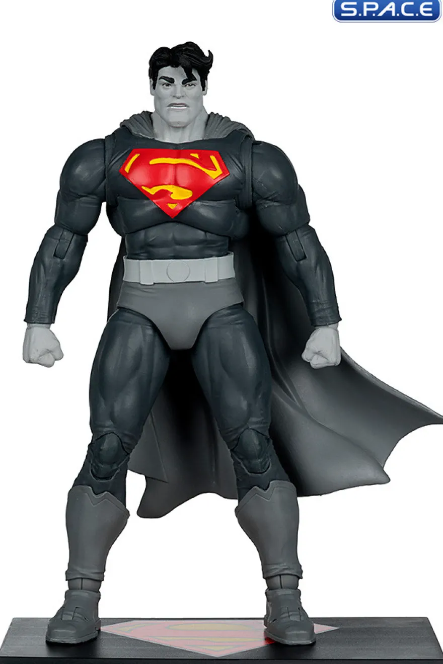 Superman from The Dark Knight Returns - black & white Accent Edition