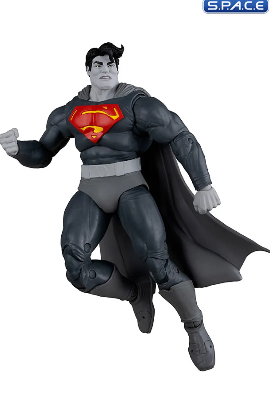 Superman from The Dark Knight Returns - black & white Accent Edition