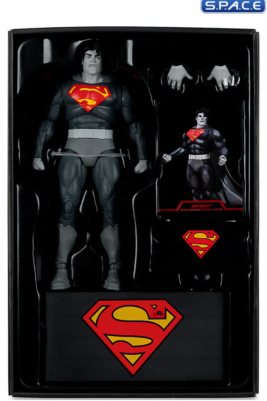 Superman from The Dark Knight Returns - black & white Accent Edition