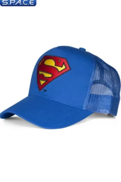 Superman Logo Trucker Cap blue