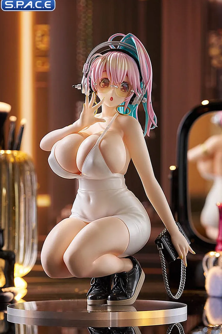 Super Sonico Pop Up Parade L PVC Statue - 15th Mini Dress Version