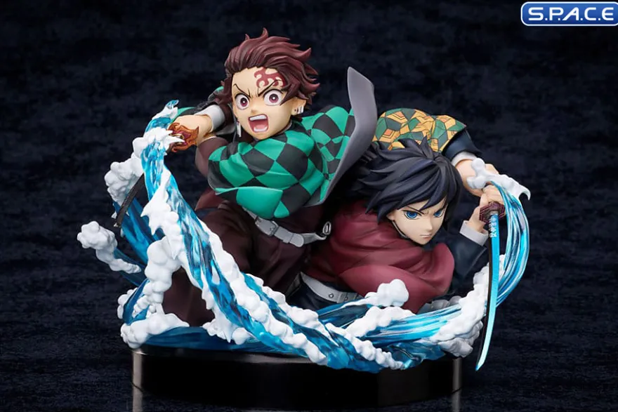 Tanjiro & Giyuu PVC Statue