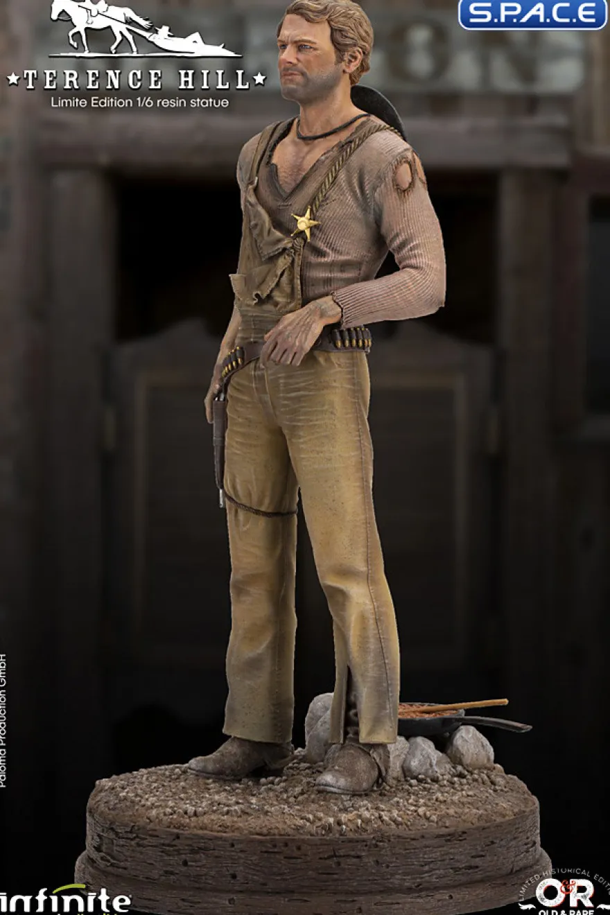 Terence Hill as Trinity Old & Rare Statue