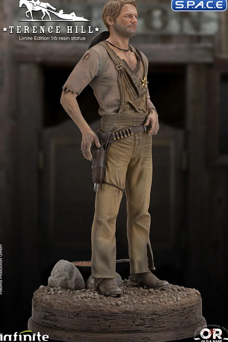 Terence Hill as Trinity Old & Rare Statue