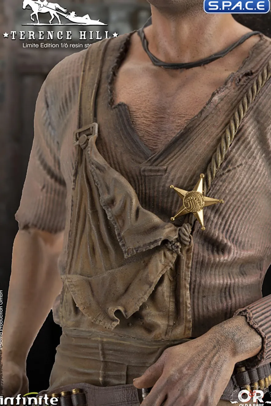 Terence Hill as Trinity Old & Rare Statue