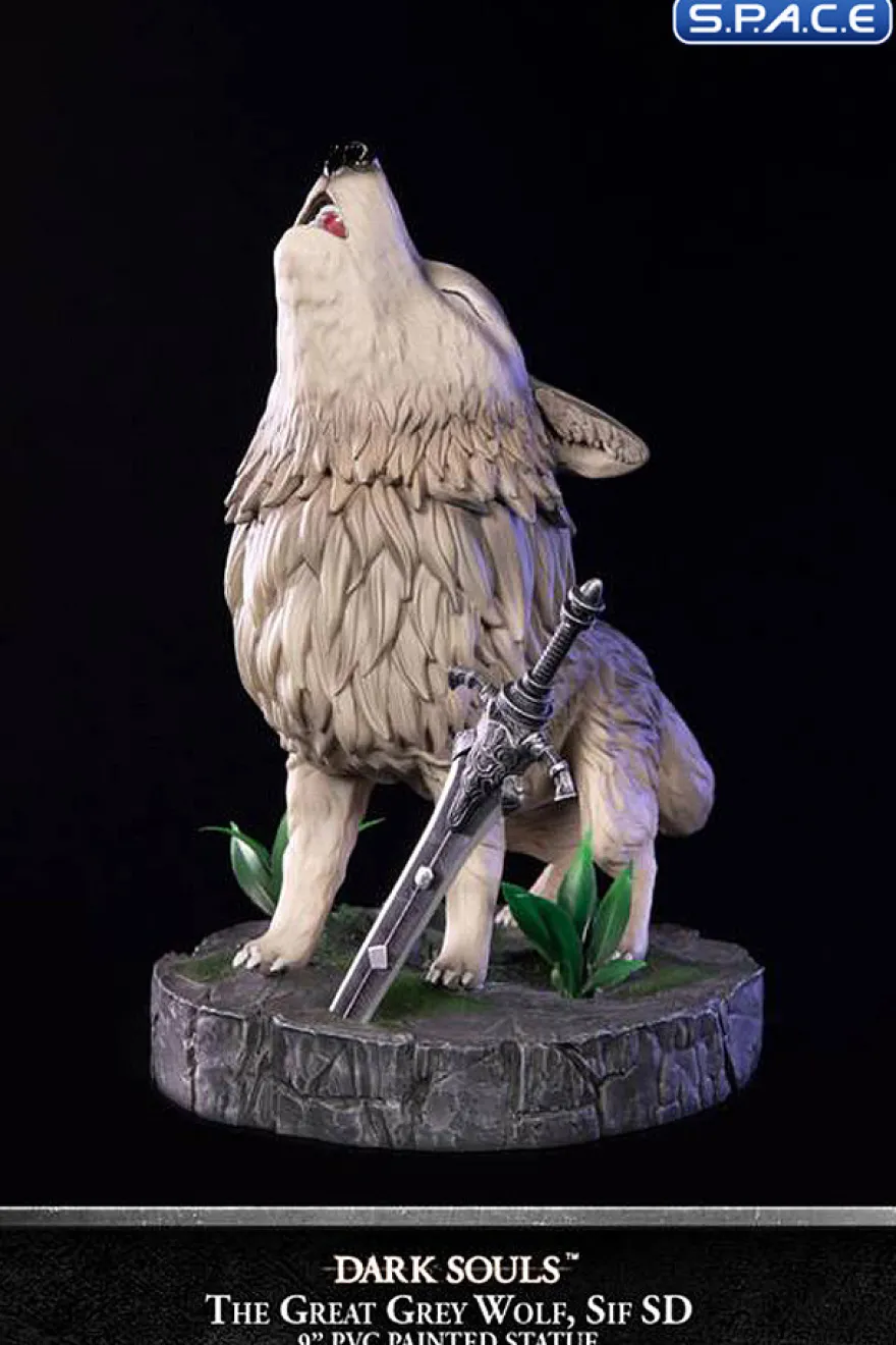 The Great Grey Wolf Sif Super Deformed PVC Statue