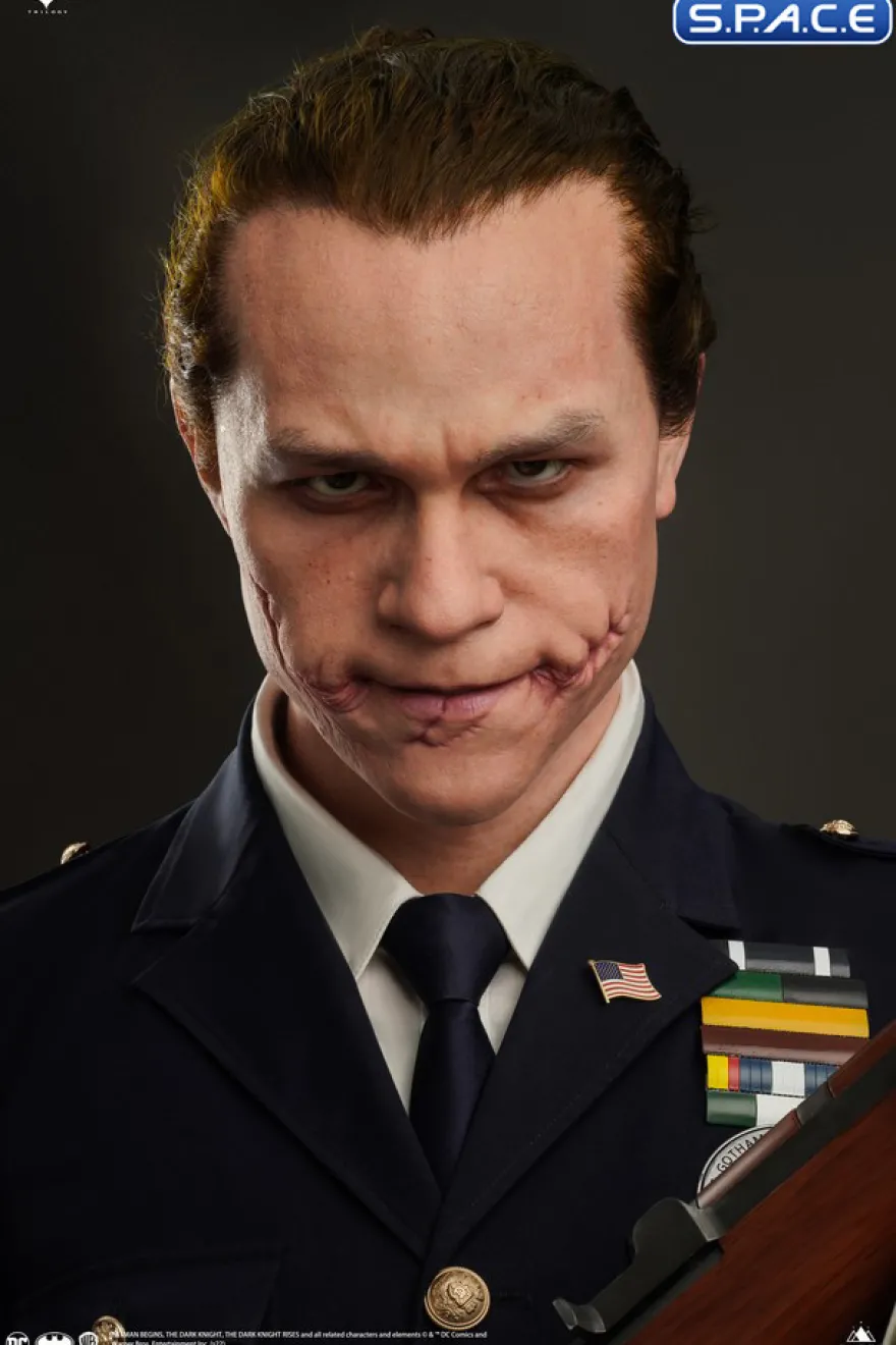 1:1 The Joker Police Uniform Life-Size Bust