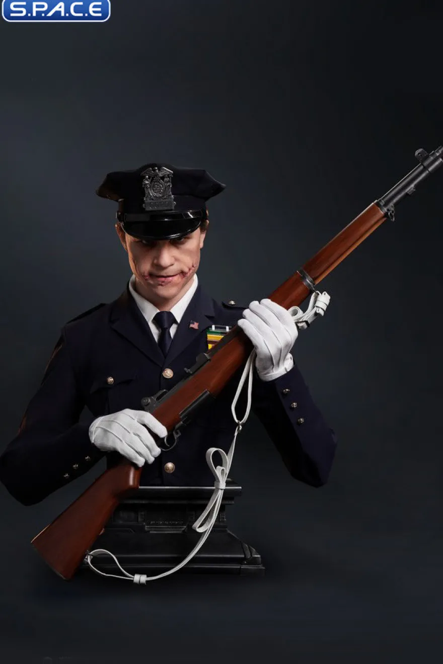 1:1 The Joker Police Uniform Life-Size Bust