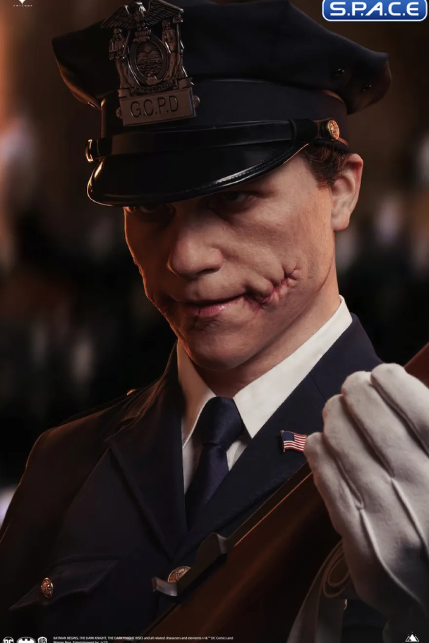 1:1 The Joker Police Uniform Life-Size Bust