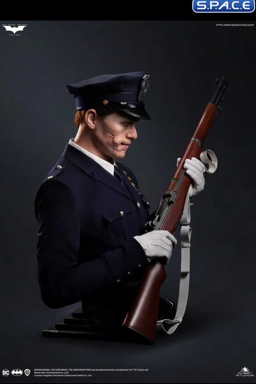 1:1 The Joker Police Uniform Life-Size Bust