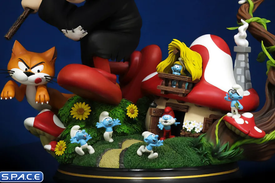 The Smurfs Statue