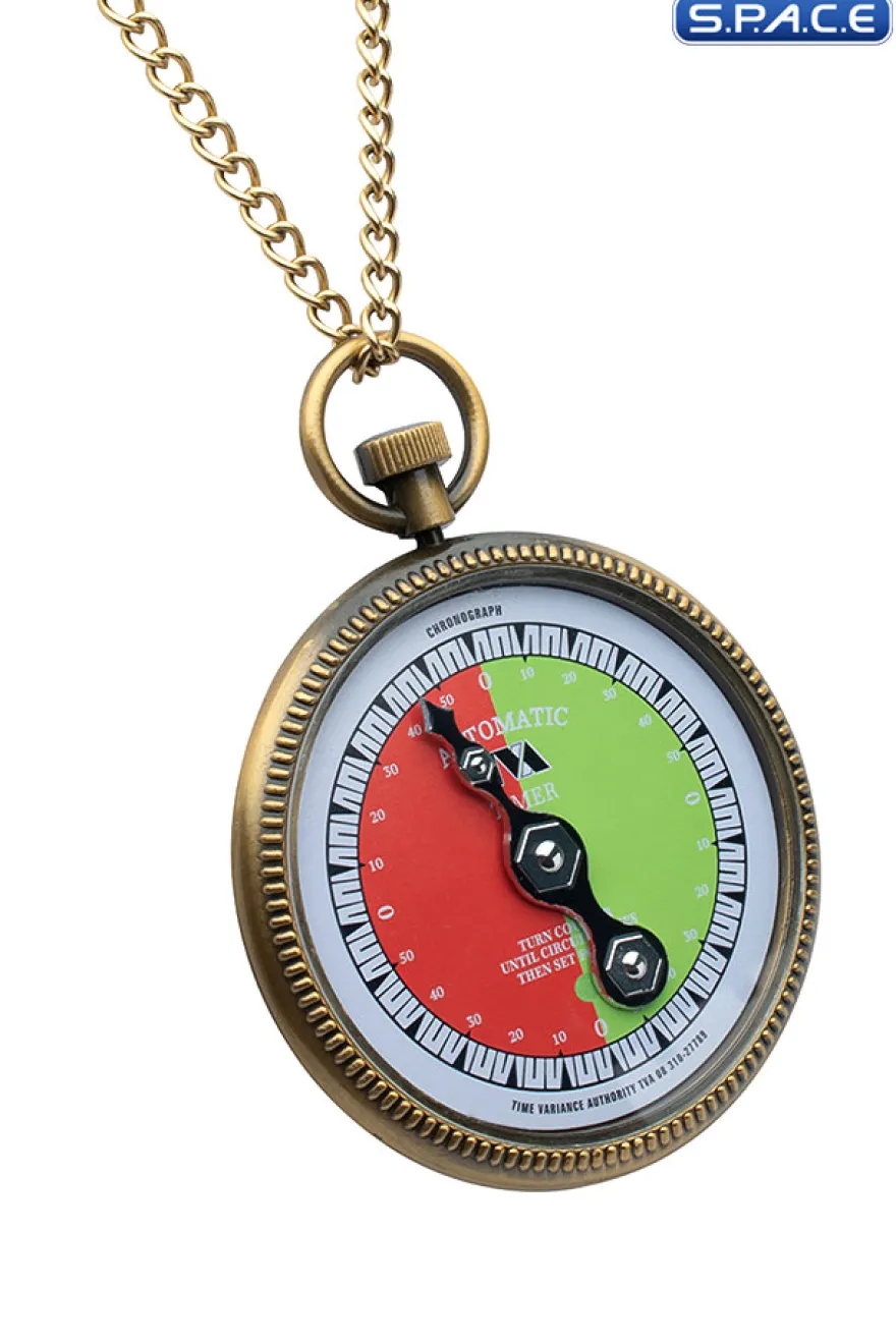 Time Variance Authority Stop Watch Necklace