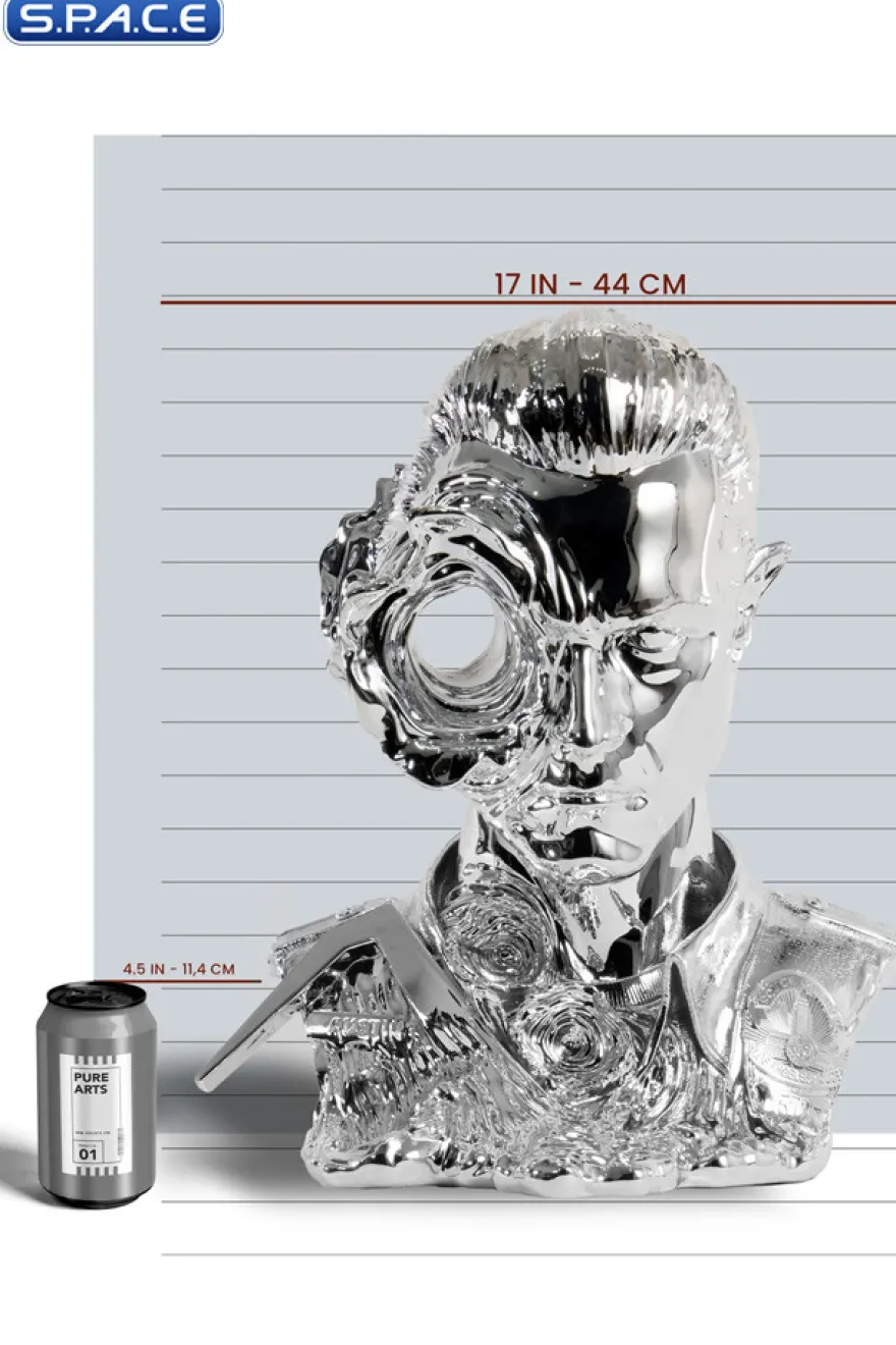 1:1 T-1000 Liquid Art Mask Life-Size Replica