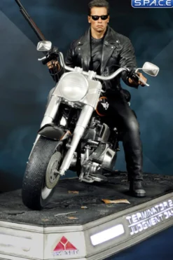 T-800 on Motorcycle Statue