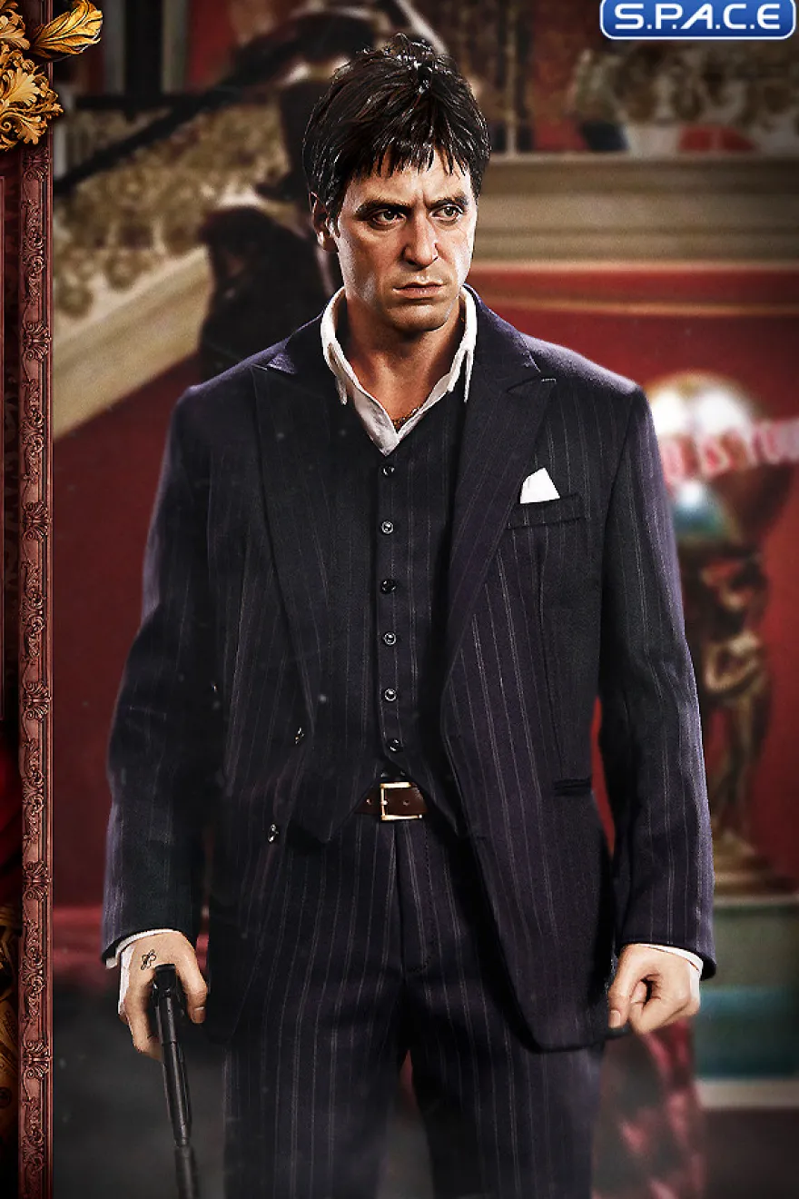 Tony Montana Superb Scale Statue - Rooted Hair Version