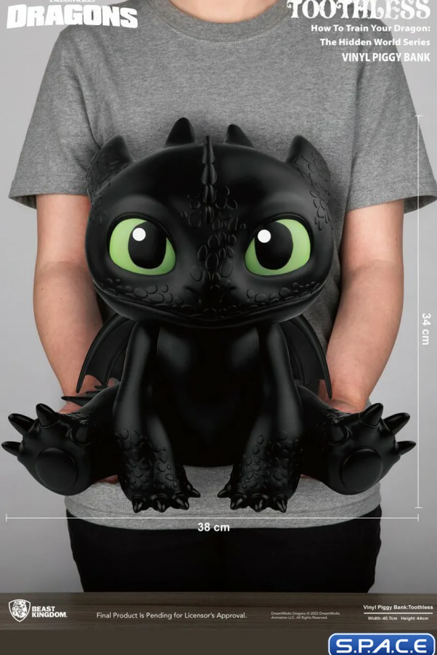 Toothless Vinyl Piggy Bank