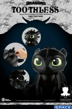 Toothless Vinyl Piggy Bank