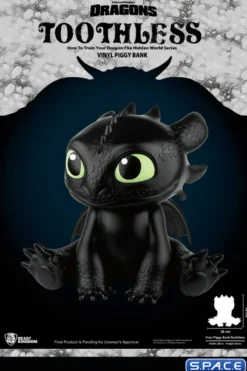 Toothless Vinyl Piggy Bank