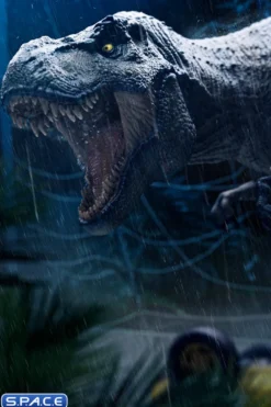 T-Rex Attack Jurassic Park Icons Mini-Statue