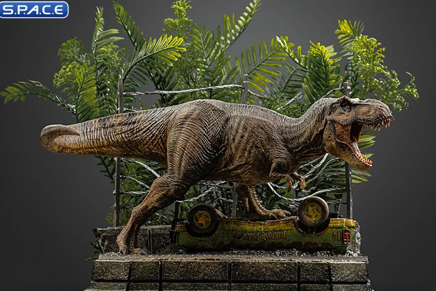 T-Rex Breakout Set A Jurassic Park Icons Mini-Statue