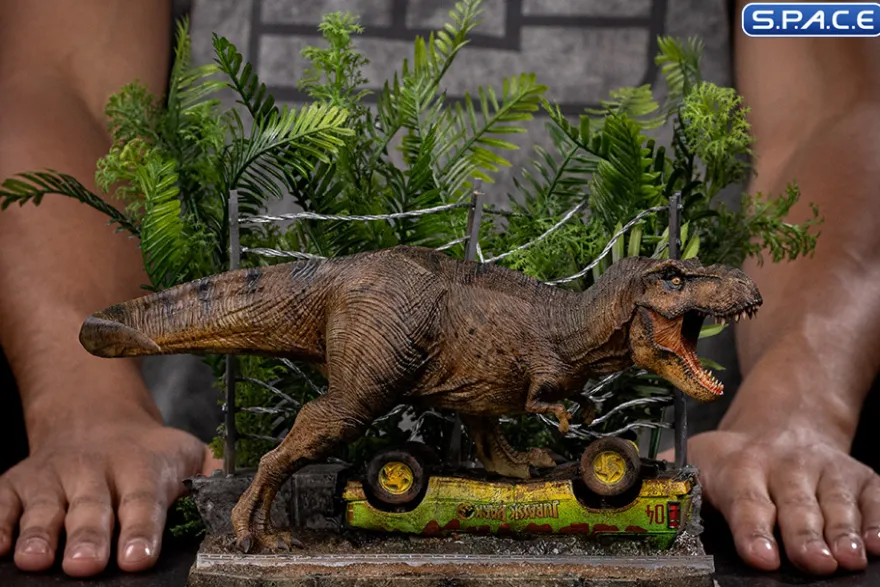T-Rex Breakout Set A Jurassic Park Icons Mini-Statue