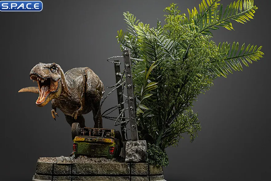 T-Rex Breakout Set A Jurassic Park Icons Mini-Statue