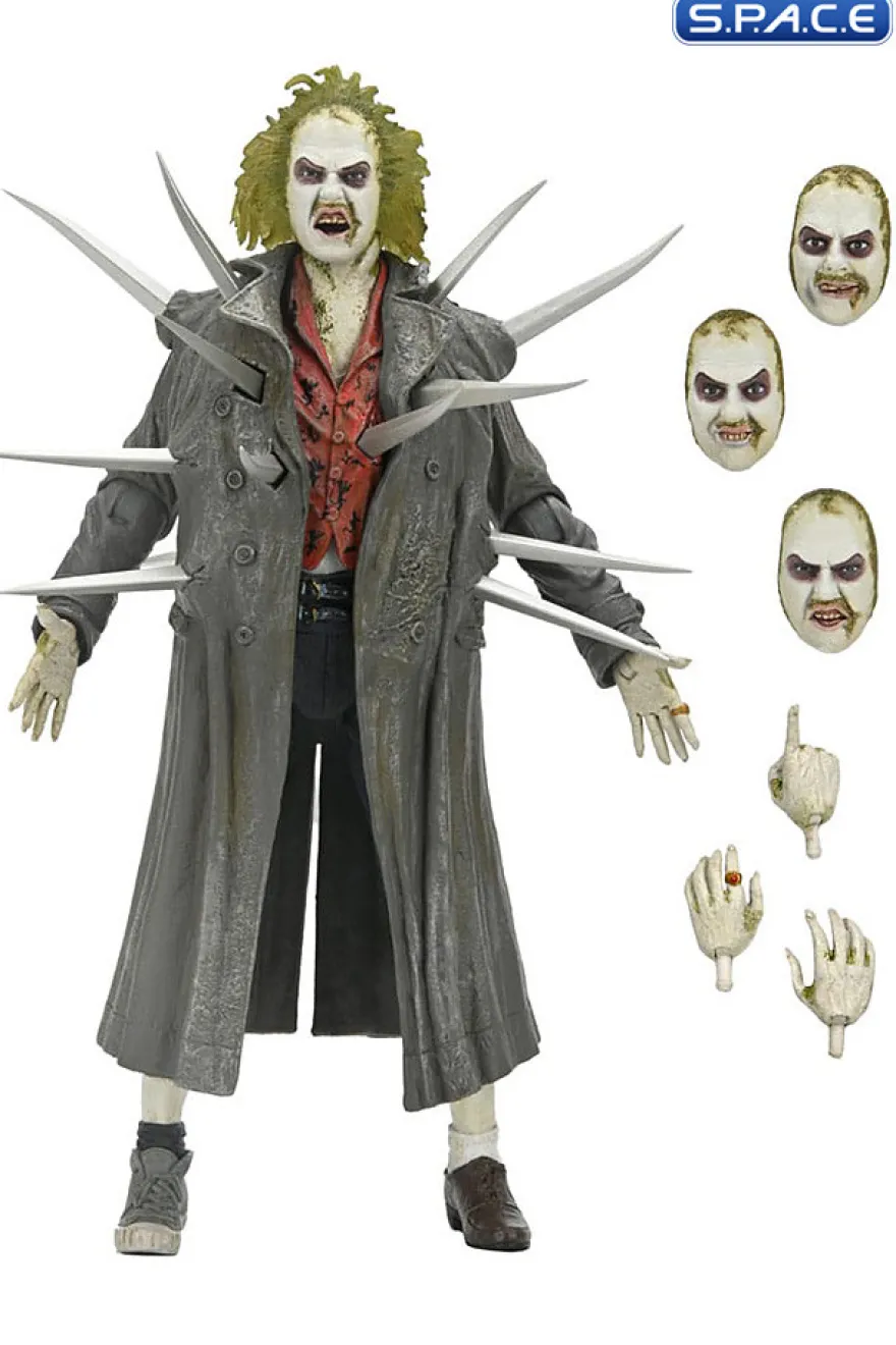 Ultimate Beetlejuice in Trench Coat with Spikes & Dante's Inferno Room Deluxe Set