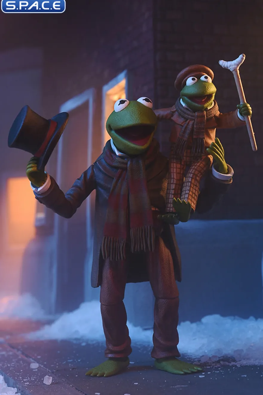 Ultimate Kermit as Bob Cratchit & Robin as Tiny Tim 2-Pack