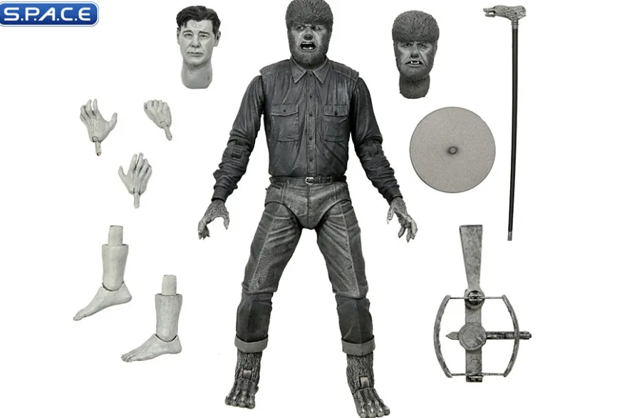 Ultimate Wolf Man - black & white version