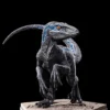 Velociraptor Blue B Jurassic Park Icons Mini-Statue