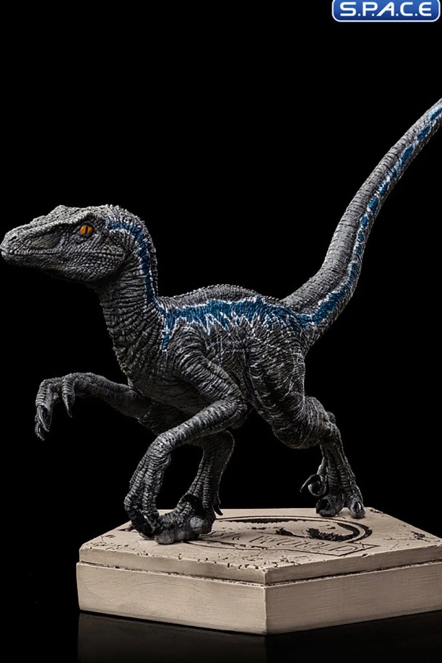 Velociraptor Blue Jurassic Park Icons Mini-Statue