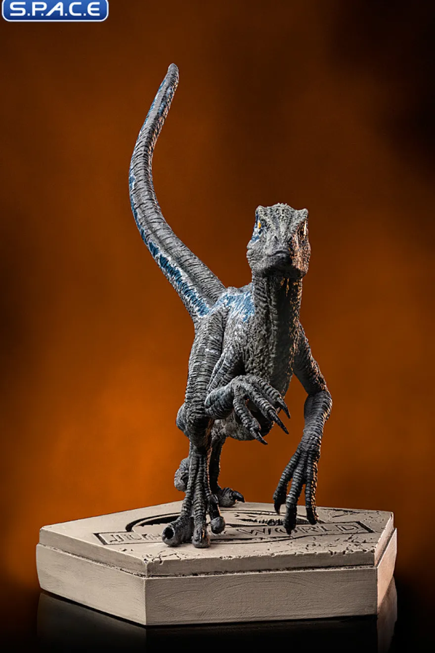 Velociraptor Blue Jurassic Park Icons Mini-Statue
